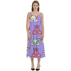 Casual Spaghetti Strap Midi Dress 