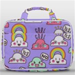 Cloud Seamless Pattern Travel Toiletry Bag With Hanging Hook