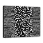 Joy Division Unknown Pleasures Pattern Canvas 20  x 16  (Stretched)