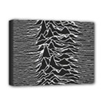 Joy Division Unknown Pleasures Pattern Deluxe Canvas 16  x 12  (Stretched) 