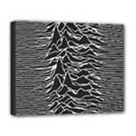 Joy Division Unknown Pleasures Pattern Deluxe Canvas 20  x 16  (Stretched)