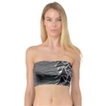 Joy Division Unknown Pleasures Pattern Bandeau Top