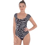Joy Division Unknown Pleasures Pattern Short Sleeve Leotard 