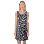 Joy Division Unknown Pleasures Pattern Sleeveless Satin Nightdress