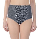 Joy Division Unknown Pleasures Pattern Classic High-Waist Bikini Bottoms