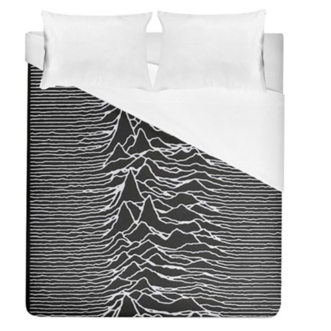 Joy Division Unknown Pleasures Pattern Duvet Cover (Queen Size) from ArtsNow.com