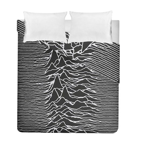 Joy Division Unknown Pleasures Pattern Duvet Cover Double Side (Full/ Double Size) from ArtsNow.com