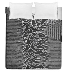 Joy Division Unknown Pleasures Pattern Duvet Cover Double Side (Queen Size) from ArtsNow.com