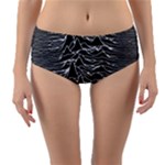 Joy Division Unknown Pleasures Pattern Reversible Mid-Waist Bikini Bottoms