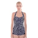 Boyleg Halter Swimsuit  