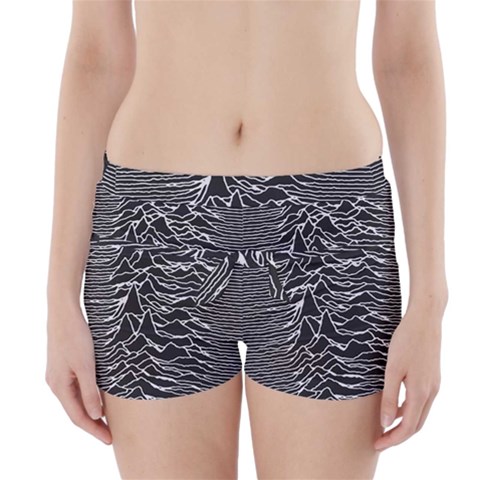 Joy Division Unknown Pleasures Pattern Boyleg Bikini Wrap Bottoms from ArtsNow.com