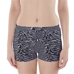 Joy Division Unknown Pleasures Pattern Boyleg Bikini Wrap Bottoms from ArtsNow.com