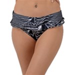 Joy Division Unknown Pleasures Pattern Frill Bikini Bottoms