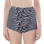 Joy Division Unknown Pleasures Pattern High-Waisted Bikini Bottoms