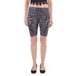 Joy Division Unknown Pleasures Pattern Yoga Cropped Leggings