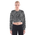 Joy Division Unknown Pleasures Pattern Cropped Sweatshirt