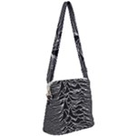 Joy Division Unknown Pleasures Pattern Zipper Messenger Bag