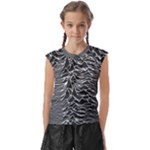 Joy Division Unknown Pleasures Pattern Kids  Raglan Cap Sleeve T-Shirt