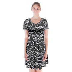 Joy Division Unknown Pleasures Pattern Short Sleeve V