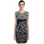 Joy Division Unknown Pleasures Pattern Classic Sleeveless Midi Dress
