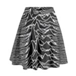 Joy Division Unknown Pleasures Pattern High Waist Skirt