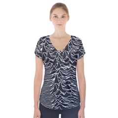 Short Sleeve Front Detail Top 