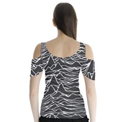 Butterfly Sleeve Cutout T-Shirt  