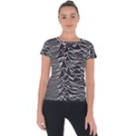 Joy Division Unknown Pleasures Pattern Short Sleeve Sports Top 