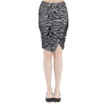 Joy Division Unknown Pleasures Pattern Midi Wrap Pencil Skirt