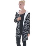 Joy Division Unknown Pleasures Pattern Longline Hooded Cardigan