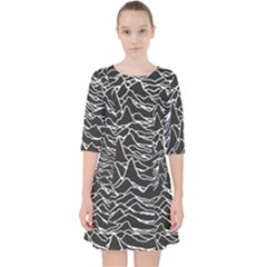 Quarter Sleeve Pocket Dress 