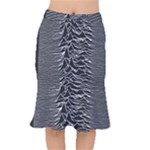 Joy Division Unknown Pleasures Pattern Short Mermaid Skirt