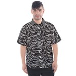 Joy Division Unknown Pleasures Pattern Men s Short Sleeve Shirt