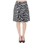 Joy Division Unknown Pleasures Pattern Velvet High Waist Skirt