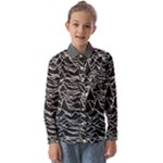 Joy Division Unknown Pleasures Pattern Kids  Long Sleeve Shirt