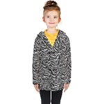Joy Division Unknown Pleasures Pattern Kids  Double Breasted Button Coat