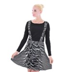 Joy Division Unknown Pleasures Pattern Suspender Skater Skirt