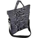 Joy Division Unknown Pleasures Pattern Fold Over Handle Tote Bag