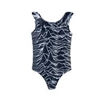 Joy Division Unknown Pleasures Pattern Kids  Frill Swimsuit