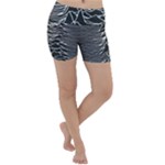 Joy Division Unknown Pleasures Pattern Lightweight Velour Yoga Shorts
