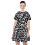 Joy Division Unknown Pleasures Pattern Sailor Dress