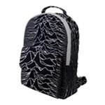 Joy Division Unknown Pleasures Pattern Flap Pocket Backpack (Large)