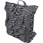 Joy Division Unknown Pleasures Pattern Buckle Up Backpack