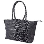 Joy Division Unknown Pleasures Pattern Canvas Shoulder Bag