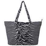 Joy Division Unknown Pleasures Pattern Full Print Shoulder Bag