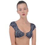 Joy Division Unknown Pleasures Pattern Cap Sleeve Ring Bikini Top