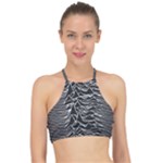Joy Division Unknown Pleasures Pattern Halter Bikini Top