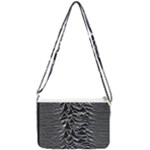 Joy Division Unknown Pleasures Pattern Double Gusset Crossbody Bag
