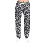 Joy Division Unknown Pleasures Pattern Women Velvet Drawstring Pants