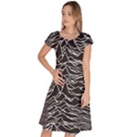 Joy Division Unknown Pleasures Pattern Classic Short Sleeve Dress